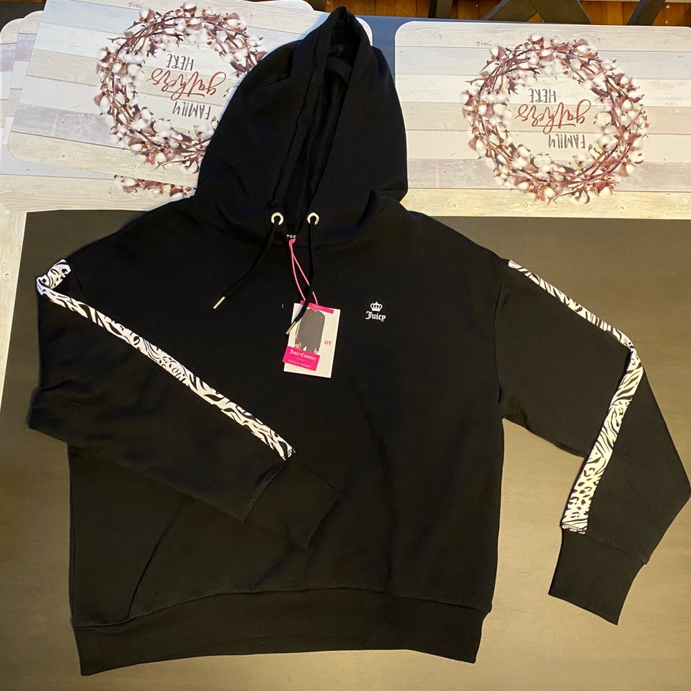NWT juicy couture wild cat sport hoodie size S